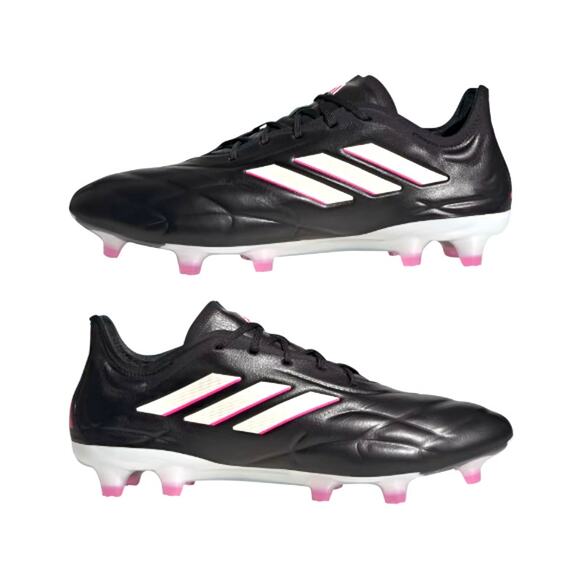 Adidas Unisex Core Black Pink 2 Copa Pure.1 Firm Ground Boots Size M 9.5 W 10.5 main image 9